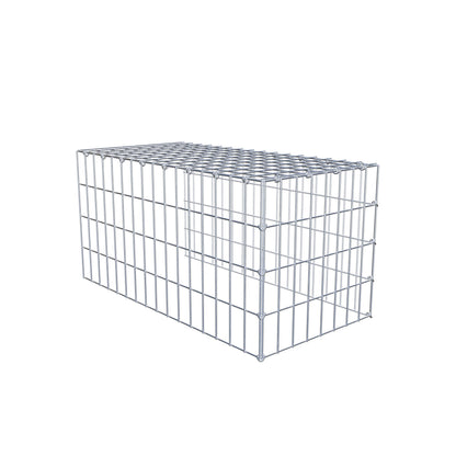 Pile aggiuntivo tipo 4 80 cm x 40 cm x 40 cm (L x H x P), maglia 5 cm x 10 cm, anello a C