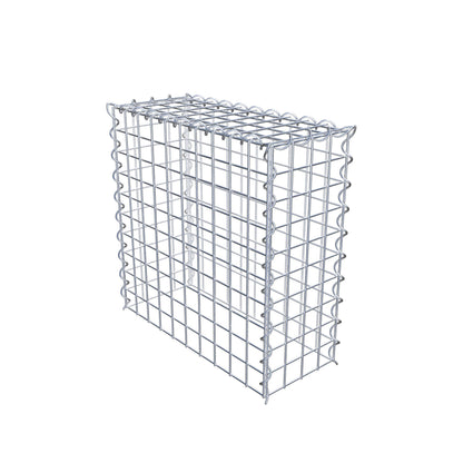 Extra gabion typ 3 50 cm x 50 cm x 20 cm (L x H x D), maskstorlek 5 cm x 5 cm, spiral