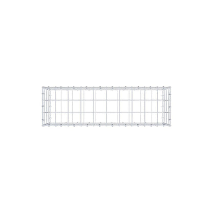 Gabbione 100 cm x 40 cm x 30 cm (L x H x P), maglia 10 x 10 cm, anello a spirale