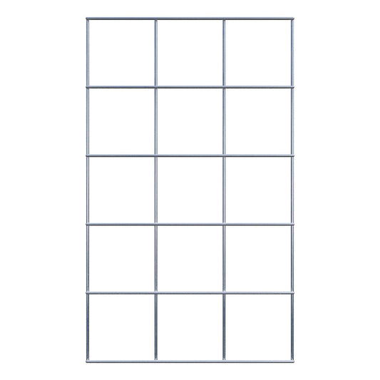 Decorative trellis / trellis (including mounting material) mesh size 10 x 10 cm