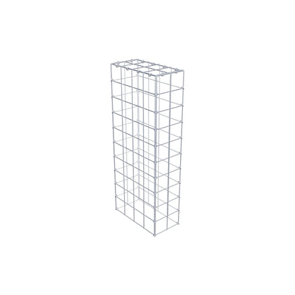 Monteret gabion type 3 100 cm x 40 cm x 20 cm (L x H x D), maskestørrelse 10 cm x 10 cm, C-ring