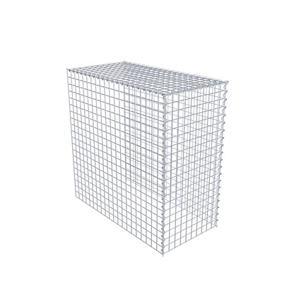 Opvokset gabion type 4 100 cm x 100 cm x 50 cm (L x H x D), maskestørrelse 5 cm x 5 cm, spiral