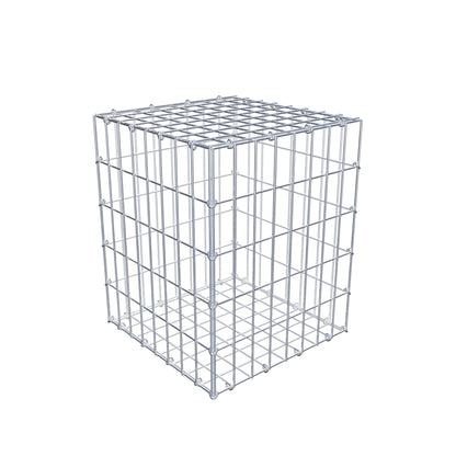 Gabbione 50 cm x 40 cm x 40 cm (L x H x P), maglia 5 cm x 10 cm, anello a C