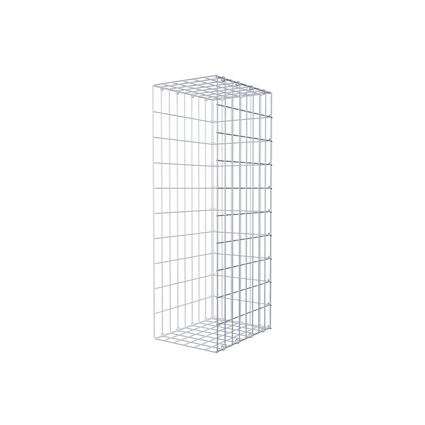 Fourche rapportée type 2 100 cm x 40 cm x 30 cm, mailles 5 cm x 10 cm, anneau en C