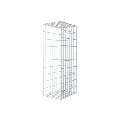 Fourche rapportée type 2 100 cm x 40 cm x 30 cm, mailles 5 cm x 10 cm, anneau en C