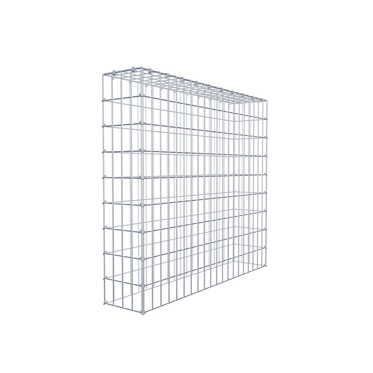 Anbaugabione Typ 3 100 cm x 90 cm x 20 cm (L x H x T), Maschenweite 5 cm x 10 cm, C-Ring