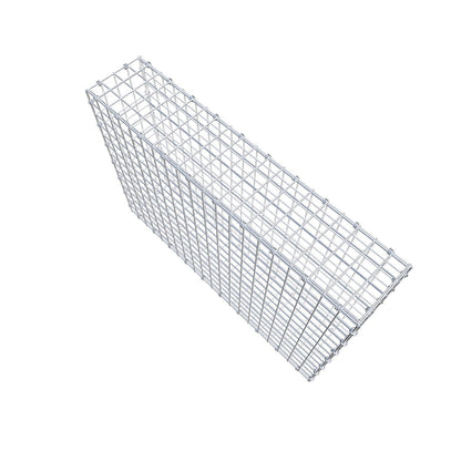 Gabbione 100 cm x 70 cm x 20 cm (L x H x P), maglia 5 x 5 cm, anello a spirale