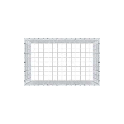 Fourche rapportée type 3 80 cm x 50 cm x 50 cm (L x H x P), mailles 5 cm x 5 cm, anneau C
