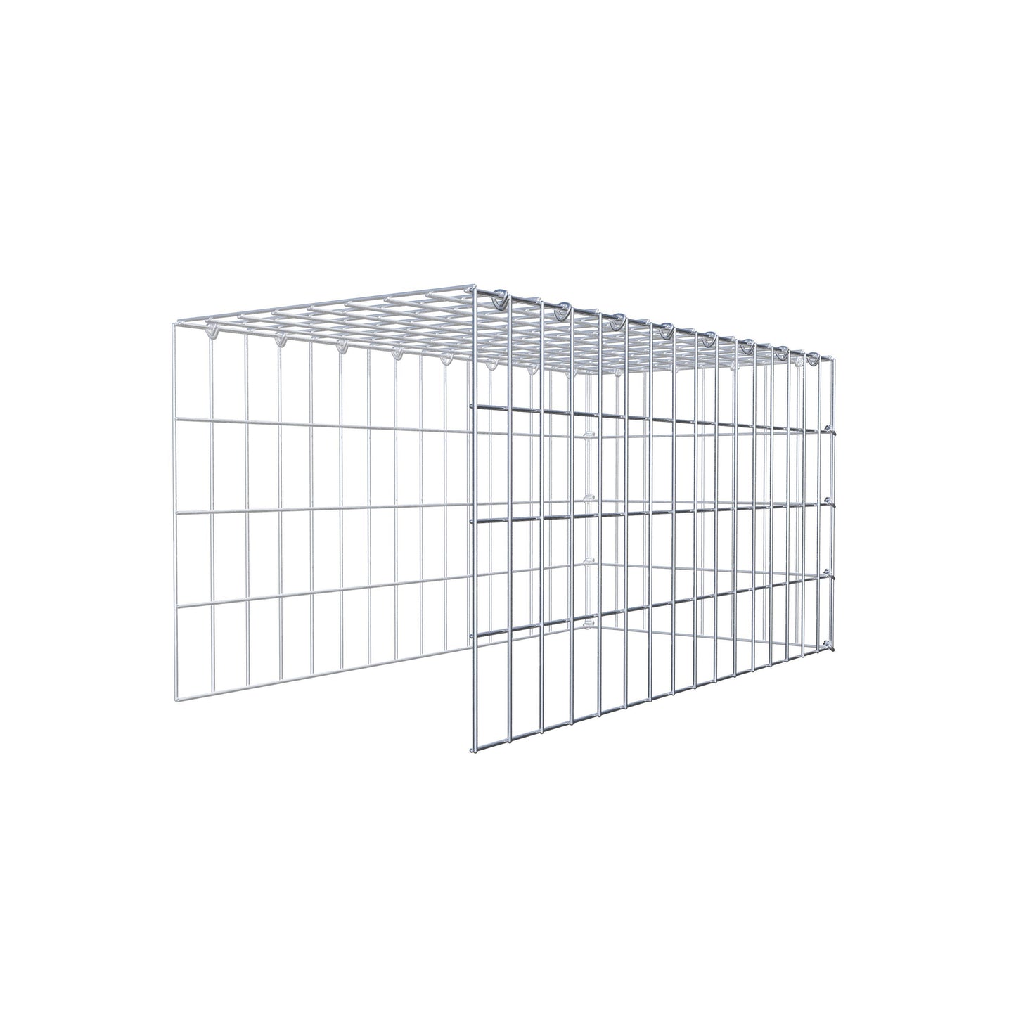 Pile aggiuntivo tipo 4 80 cm x 40 cm x 40 cm (L x H x P), maglia 5 cm x 10 cm, anello a C