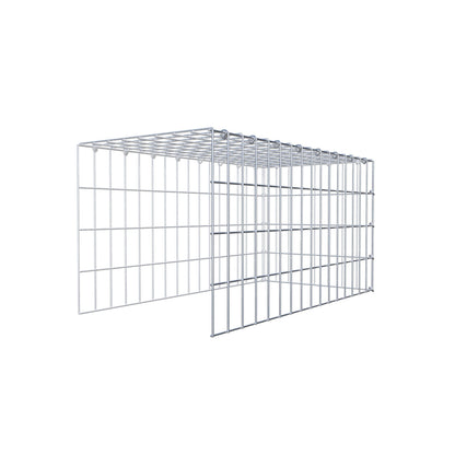 Pile aggiuntivo tipo 4 80 cm x 40 cm x 40 cm (L x H x P), maglia 5 cm x 10 cm, anello a C
