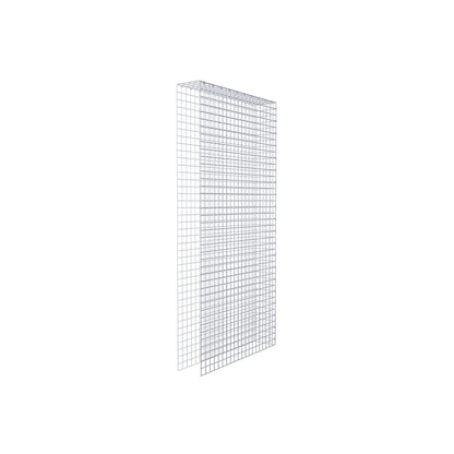 Opbouw schanskorf type 4 200 cm x 100 cm x 20 cm (L x H x D), maaswijdte 5 cm x 5 cm, C-ring