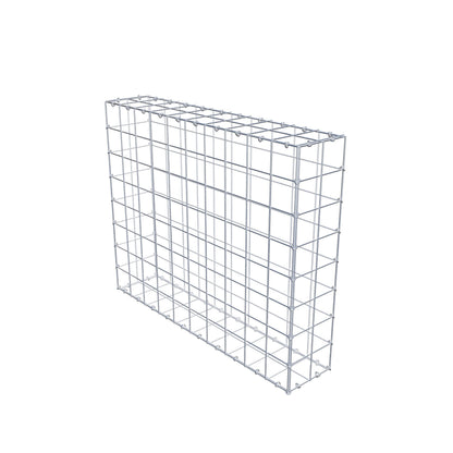 Schanskorf 100 cm x 80 cm x 20 cm (L x H x D), maaswijdte 10 cm x 10 cm, C-ring