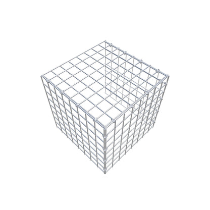 Gabbione aggiuntivo tipo 4 40 cm x 40 cm x 40 cm (L x H x P), maglia 5 cm x 5 cm, anello a C
