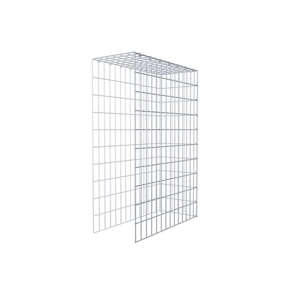 Opzetpaal type 4 100 cm x 70 cm x 30 cm (L x H x D), maaswijdte 5 cm x 10 cm, C-ring