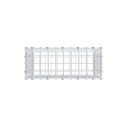 Gabion 50 cm x 40 cm x 20 cm (L x H x P), mailles 5 x 5 cm, anneau en spirale