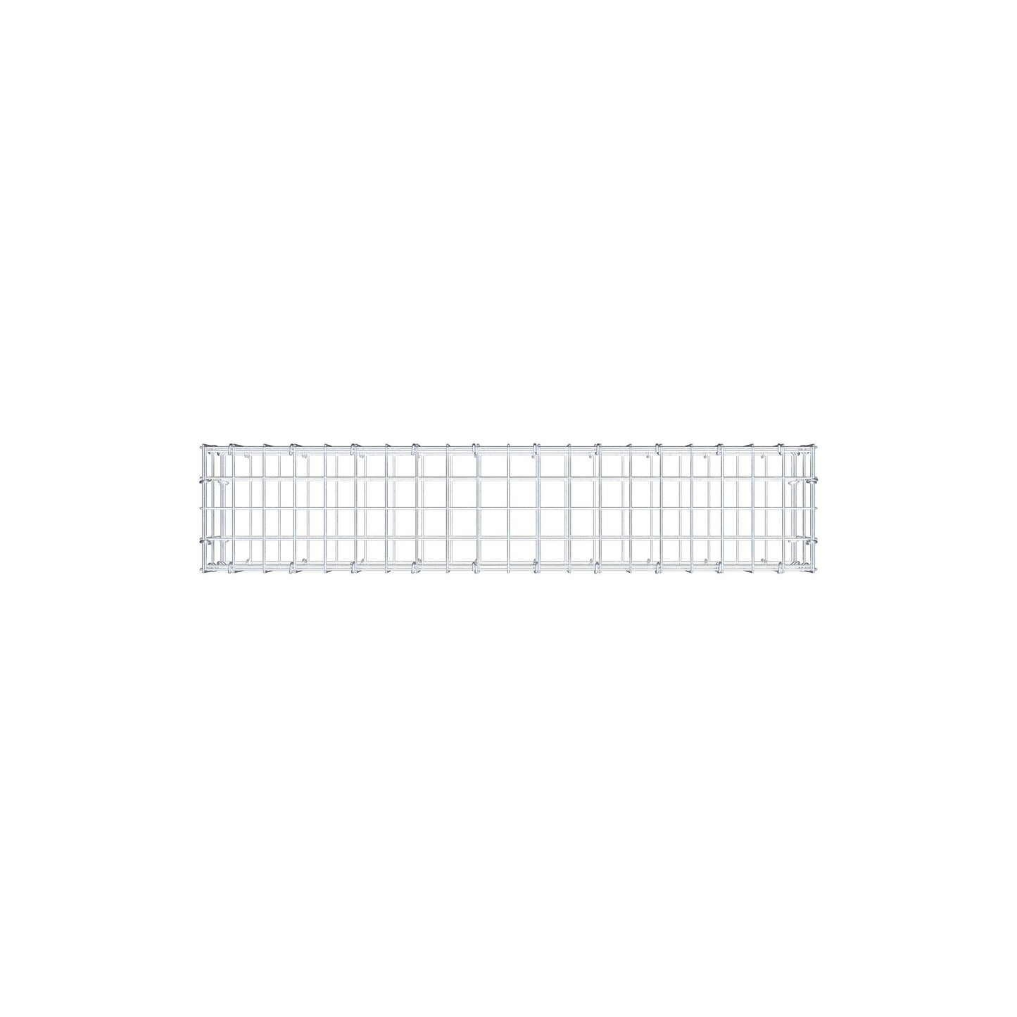 Gabion 100 cm x 20 cm x 20 cm (L x H x D), mesh size 5 cm x 10 cm, C-ring