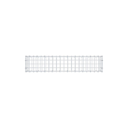 Gabion 100 cm x 20 cm x 20 cm (L x H x D), mesh size 5 cm x 10 cm, C-ring