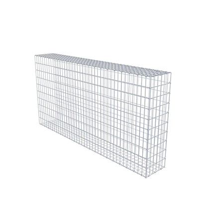 Monteret gabion type 2 200 cm x 100 cm x 30 cm, maskestørrelse 5 cm x 10 cm, C-ring