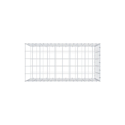 Mounted gabion type 2 100 cm x 50 cm x 50 cm (L x H x D), mesh size 10 cm x 10 cm, C-ring