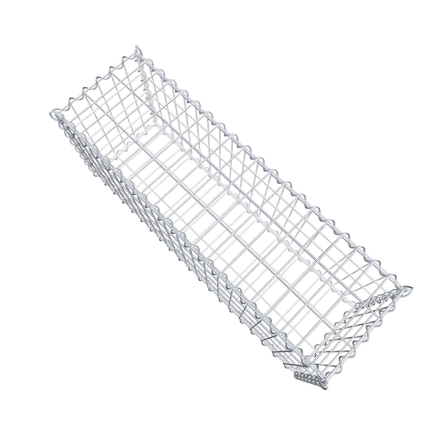 Gabion 100 cm x 40 cm x 30 cm (L x H x D), mesh size 5 cm x 10 cm, spiral