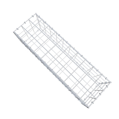 Gabbione 100 cm x 30 cm x 30 cm (L x H x P), maglia 10 cm x 10 cm, anello a C