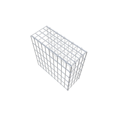 Gavión adicional tipo 4 50 cm x 50 cm x 20 cm (L x A x P), malla 5 cm x 10 cm, anillo en C