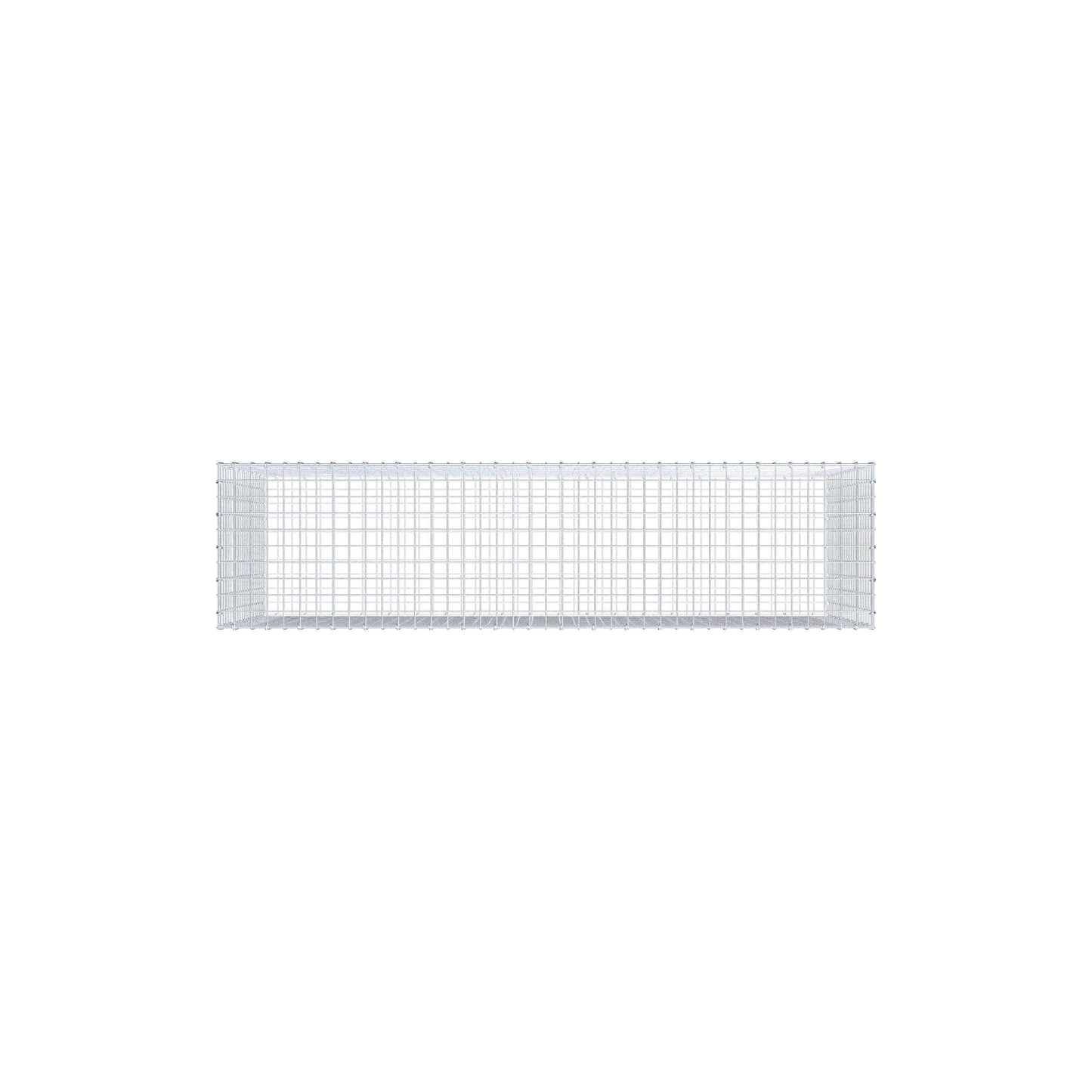 Gabbione 200 cm x 100 cm x 50 cm (L x H x P), maglia 5 cm x 5 cm, anello a C