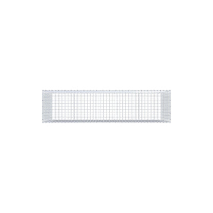 Gabbione 200 cm x 100 cm x 50 cm (L x H x P), maglia 5 cm x 5 cm, anello a C