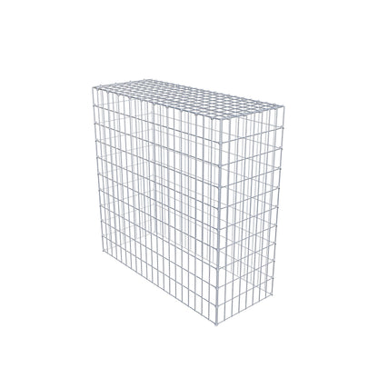 Gavión complementario de tipo 3 100 cm x 100 cm x 40 cm (L x A x P), malla 5 cm x 10 cm, anillo en C