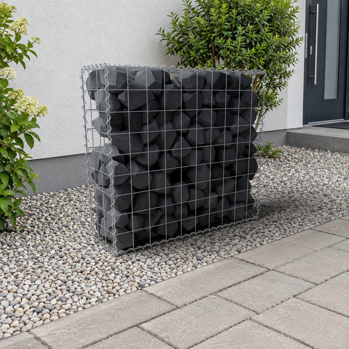 Gabion 100 cm x 90 cm x 30 cm (L x H x D), mesh size 10 cm x 10 cm, spiral