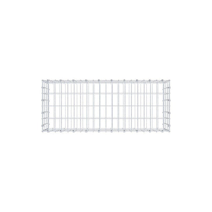 Schanskorf 100 cm x 30 cm x 40 cm (L x H x D), maaswijdte 5 x 10 cm, spiraalring
