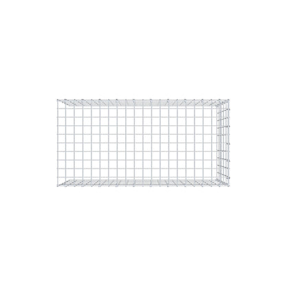 Mounted gabion type 4 100 cm x 50 cm x 50 cm (L x H x D), mesh size 5 cm x 10 cm, C-ring