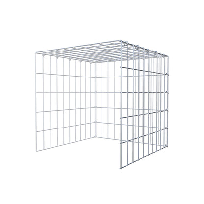 Extra gabion typ 4 50 cm x 50 cm x 50 cm (L x H x D), maskstorlek 5 cm x 10 cm, C-ring