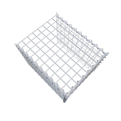 Anbaugabione Typ 4 50 cm x 40 cm x 40 cm (L x H x T), Maschenweite 5 cm x 5 cm, Spirale