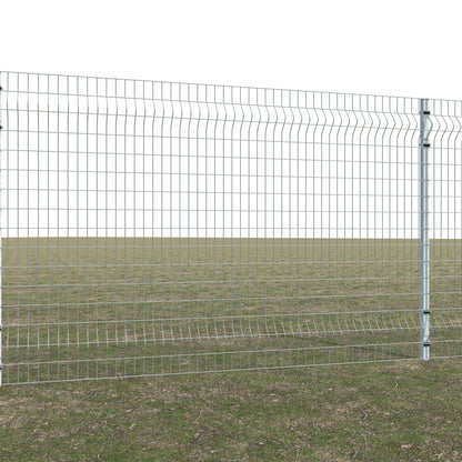 Gittermattenzaun zum Einbetonieren, Maschenweite 5 x 10 cm, bis 50 m