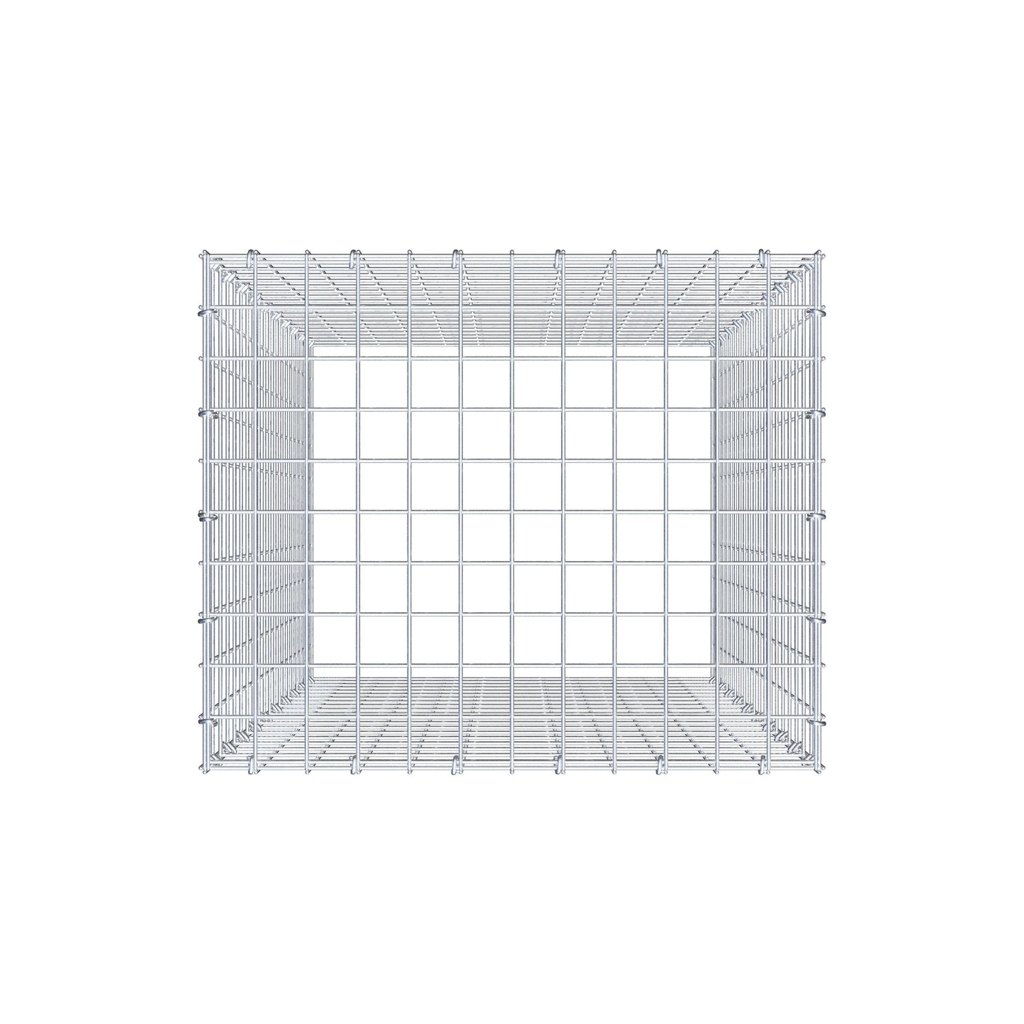 Fourche rapportée type 3 100 cm x 60 cm x 50 cm (L x H x P), mailles 5 cm x 5 cm, anneau C