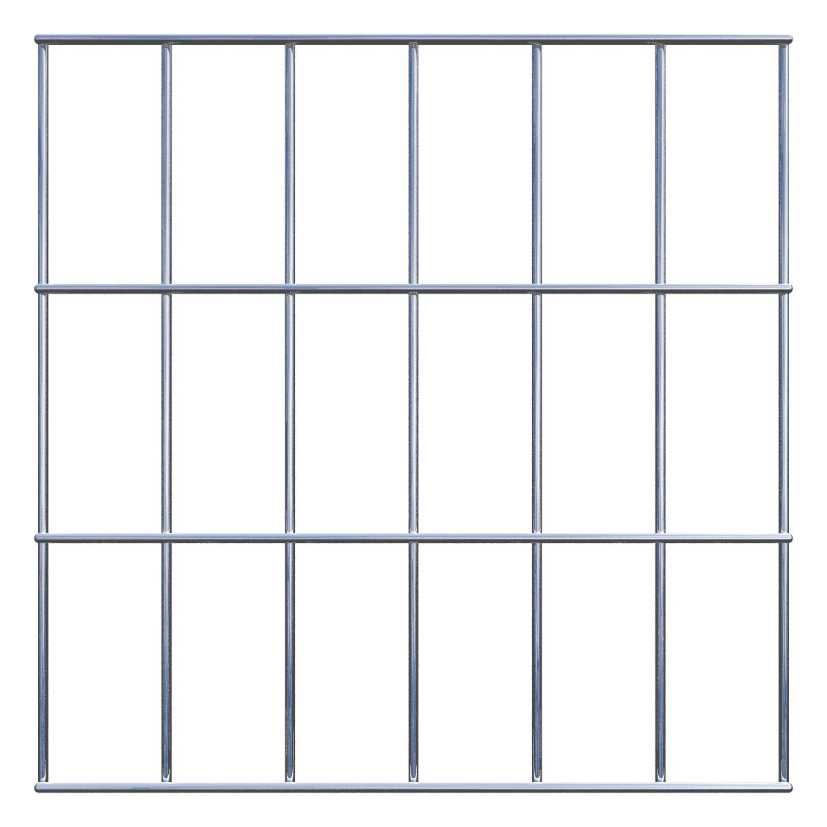 Decorative trellis / trellis (including mounting material) mesh size 5 x 10 cm
