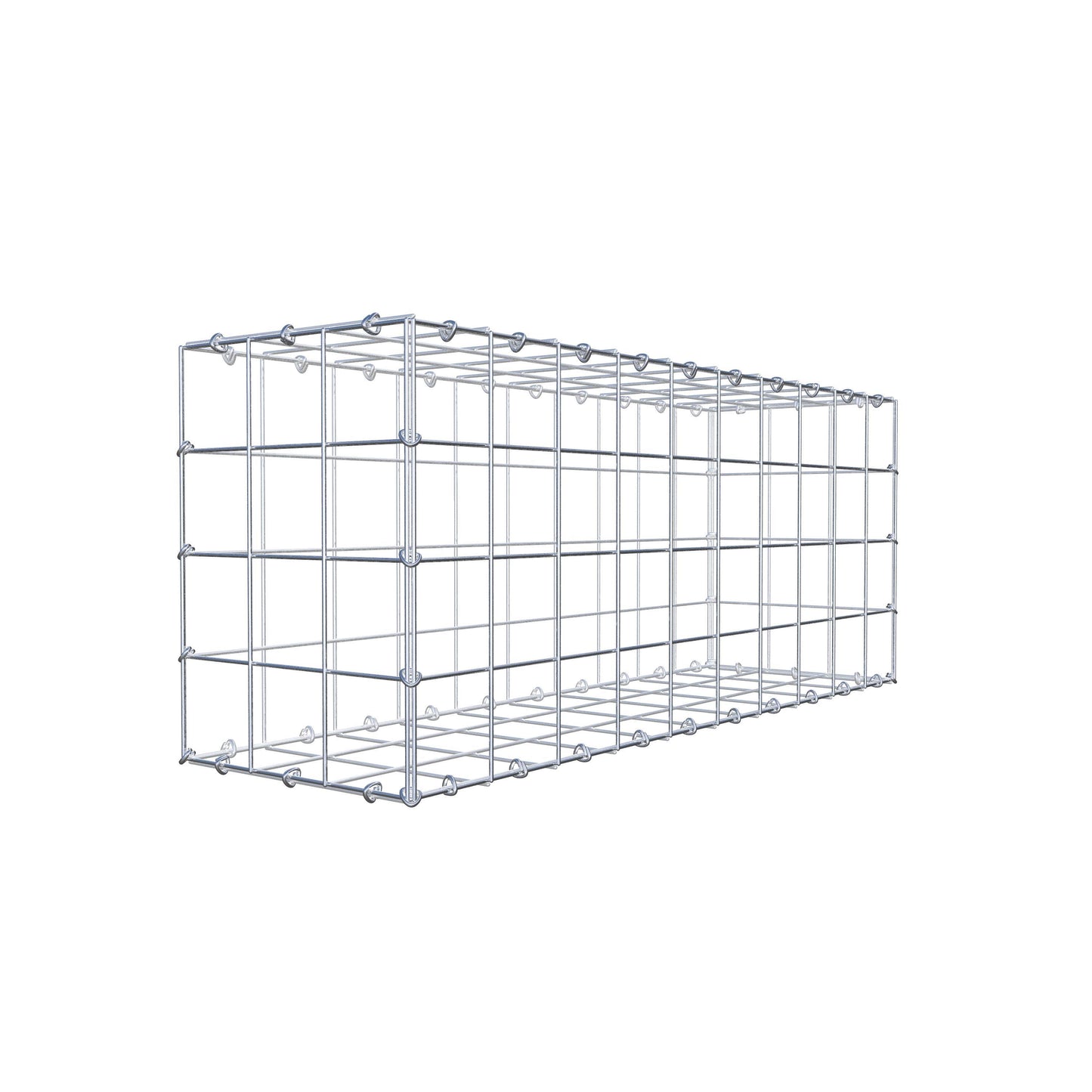 Schanskorf 100 cm x 40 cm x 30 cm (L x H x D), maaswijdte 10 cm x 10 cm, C-ring