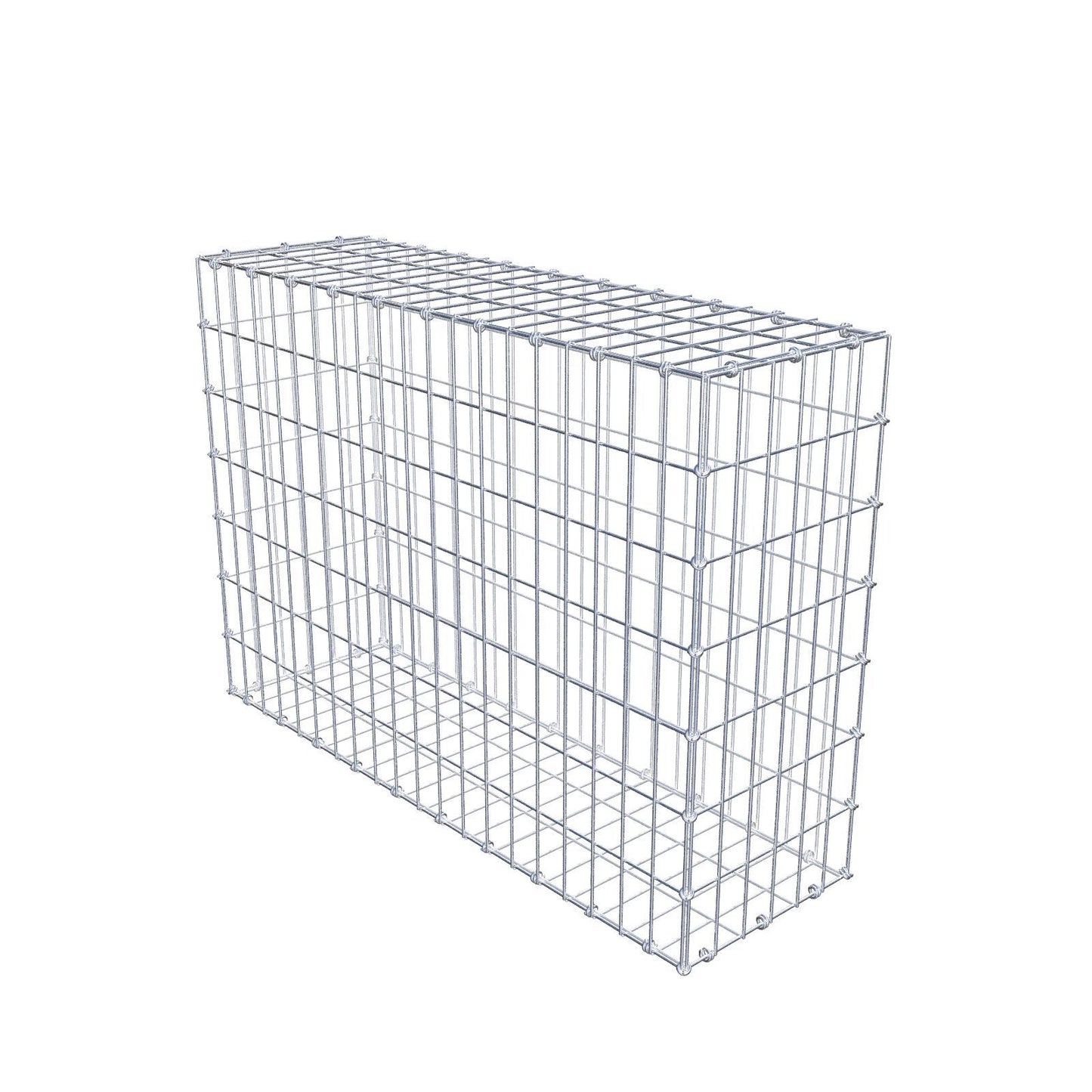 Gabion 100 cm x 70 cm x 30 cm (L x H x D), mesh size 5 x 10 cm, spiral ring