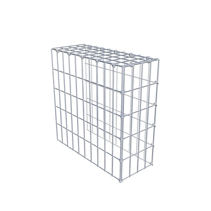 Gavión adicional tipo 4 50 cm x 50 cm x 20 cm (L x A x P), malla 5 cm x 10 cm, anillo en C