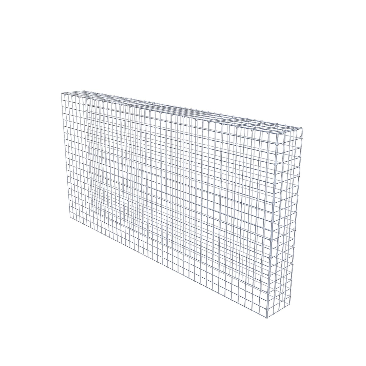 Opbouw schanskorf type 4 200 cm x 100 cm x 20 cm (L x H x D), maaswijdte 5 cm x 5 cm, C-ring