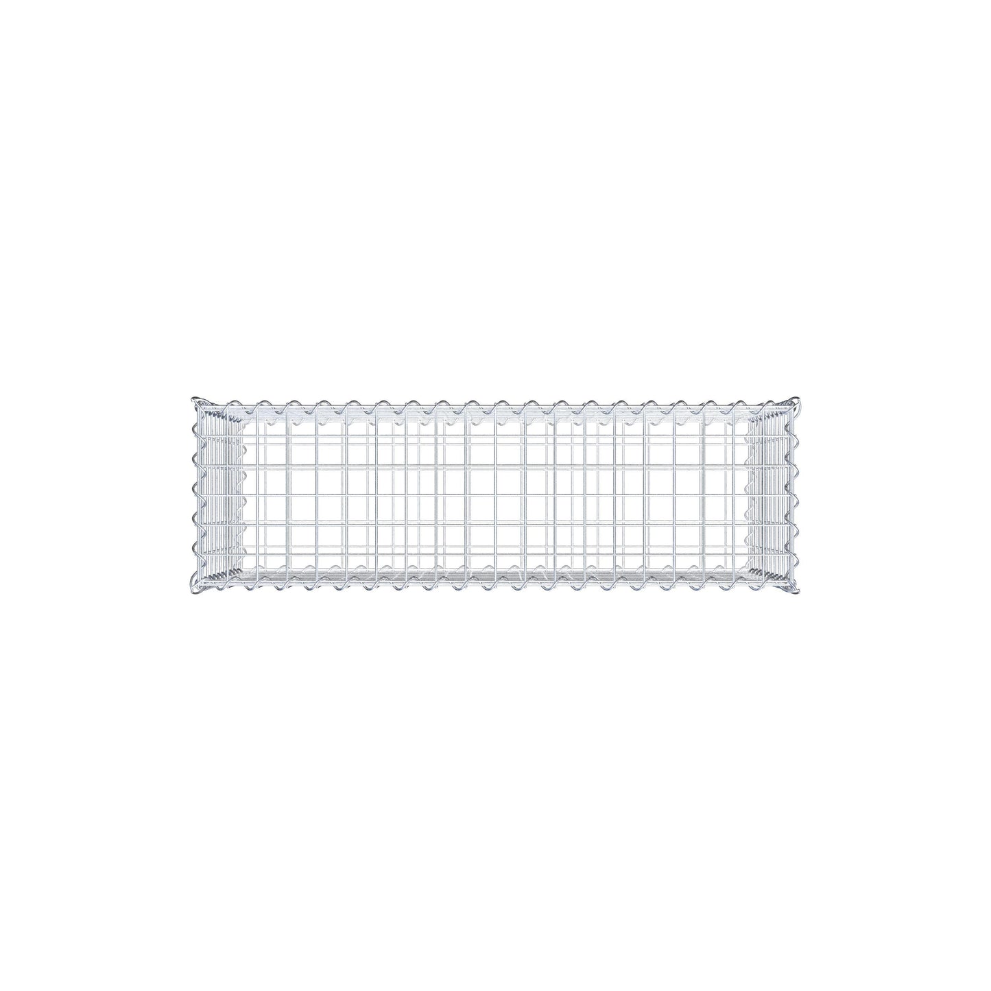 Gabione 100 cm x 50 cm x 30 cm (L x H x T), Maschenweite 5 cm x 5 cm, Spirale