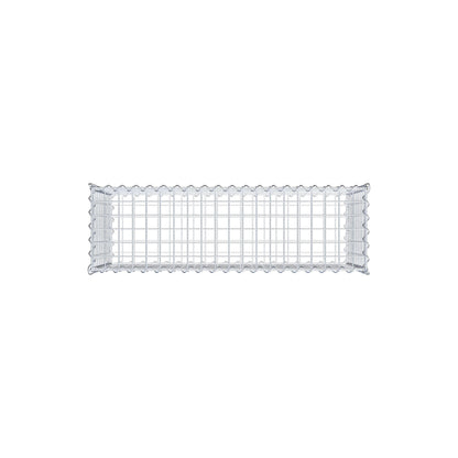 Gabione 100 cm x 50 cm x 30 cm (L x H x T), Maschenweite 5 cm x 5 cm, Spirale