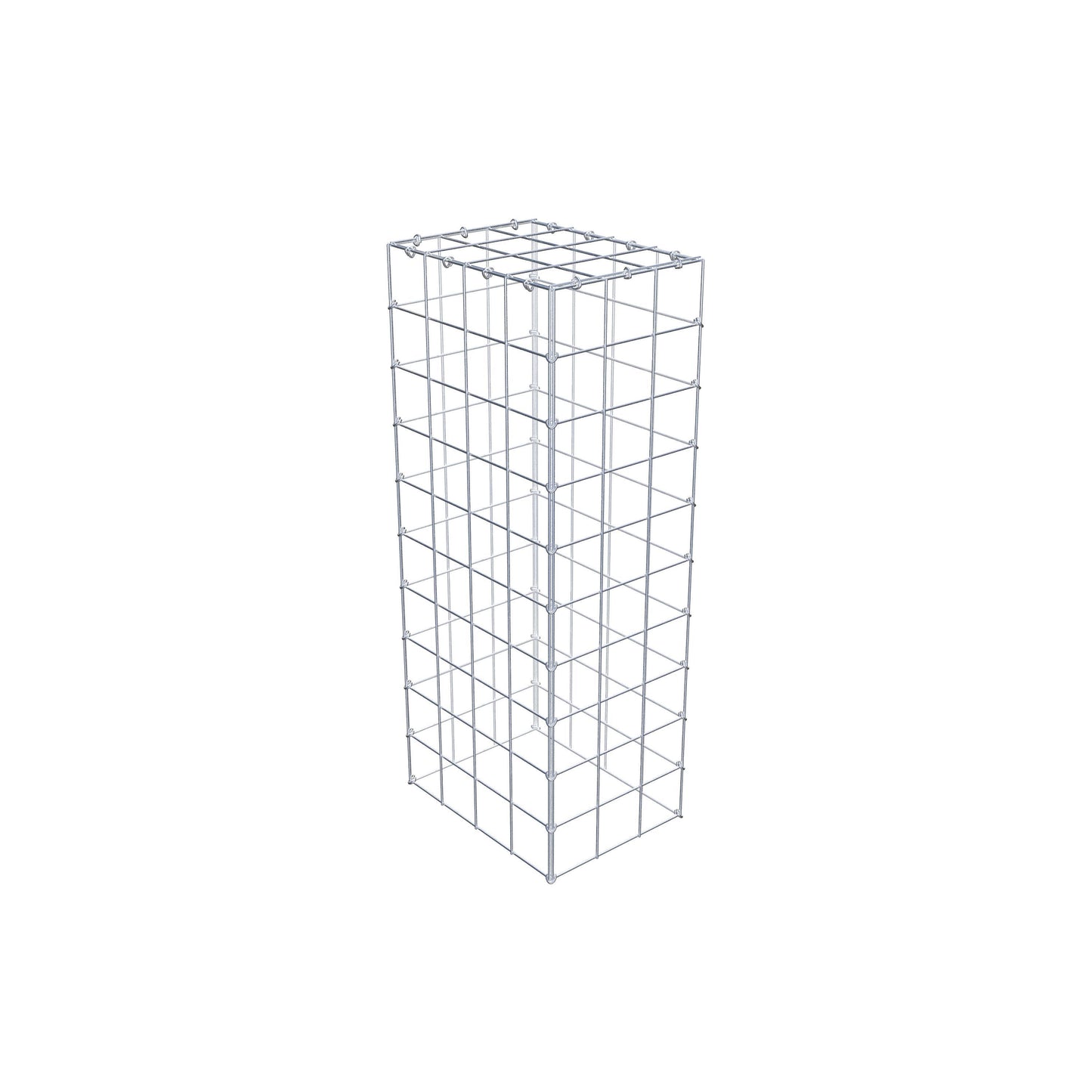 Anbaugabione Typ 3 100 cm x 40 cm x 30 cm (L x H x T), Maschenweite 10 cm x 10 cm, C-Ring