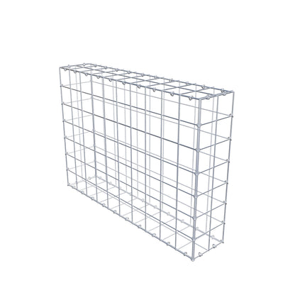 Gabione 100 cm x 70 cm x 20 cm (L x H x T), Maschenweite 10 cm x 10 cm, C-Ring