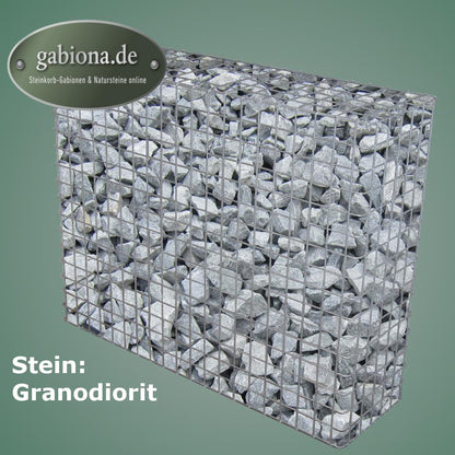 Thermisch verzinkte schanskorf 102 cm x 82 cm x 32 cm, maaswijdte 5 cm x 5 cm, volledig gelast