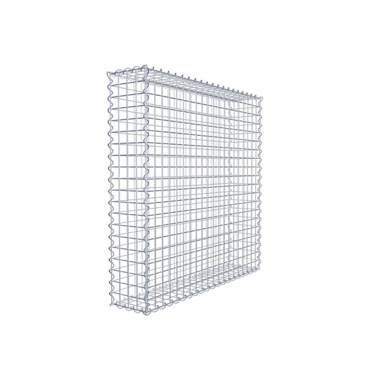 Lot de 2 gabions 100 cm x 100 cm x 20 cm (L x H x P), mailles 5 x 5 cm, spirale