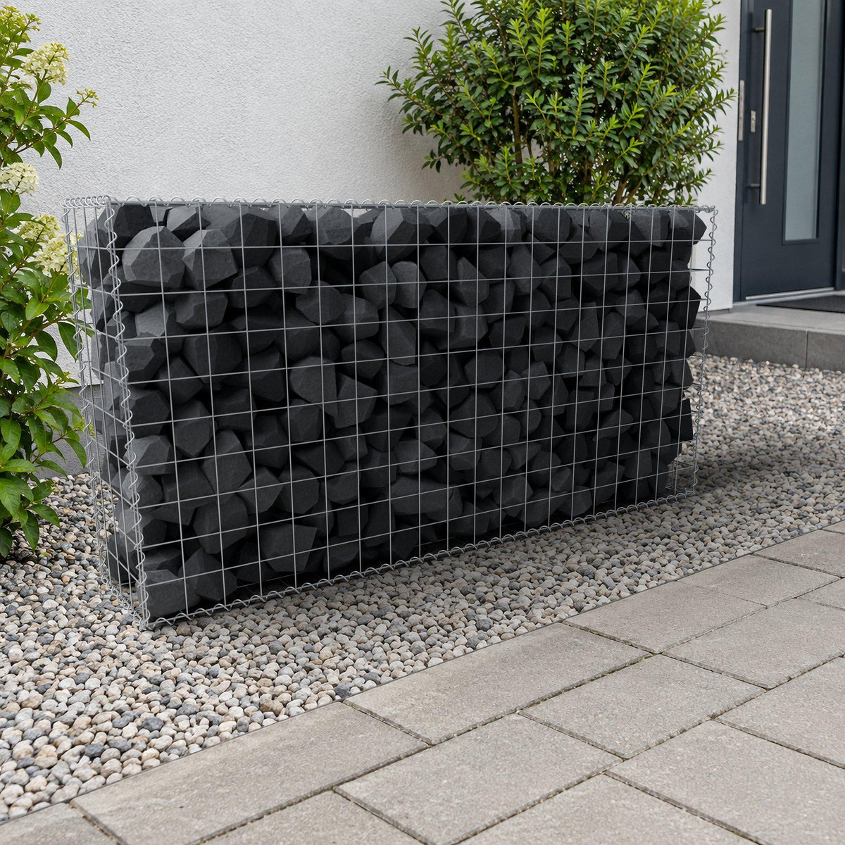 Gabione 200 cm x 100 cm x 40 cm (L x H x T), Maschenweite 10 cm x 10 cm, Spirale