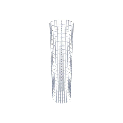Gabionpelare rund 47 cm diameter, 200 cm höjd, maskstorlek 5 cm x 10 cm