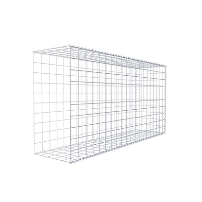 Gabion rapporté type 2 200 cm x 100 cm x 50 cm (L x H x P), mailles 10 cm x 10 cm, spirale